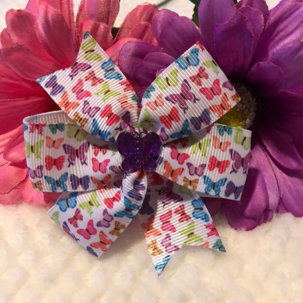 🌸3/$9🌸 Handmade Butterfly Hairbow